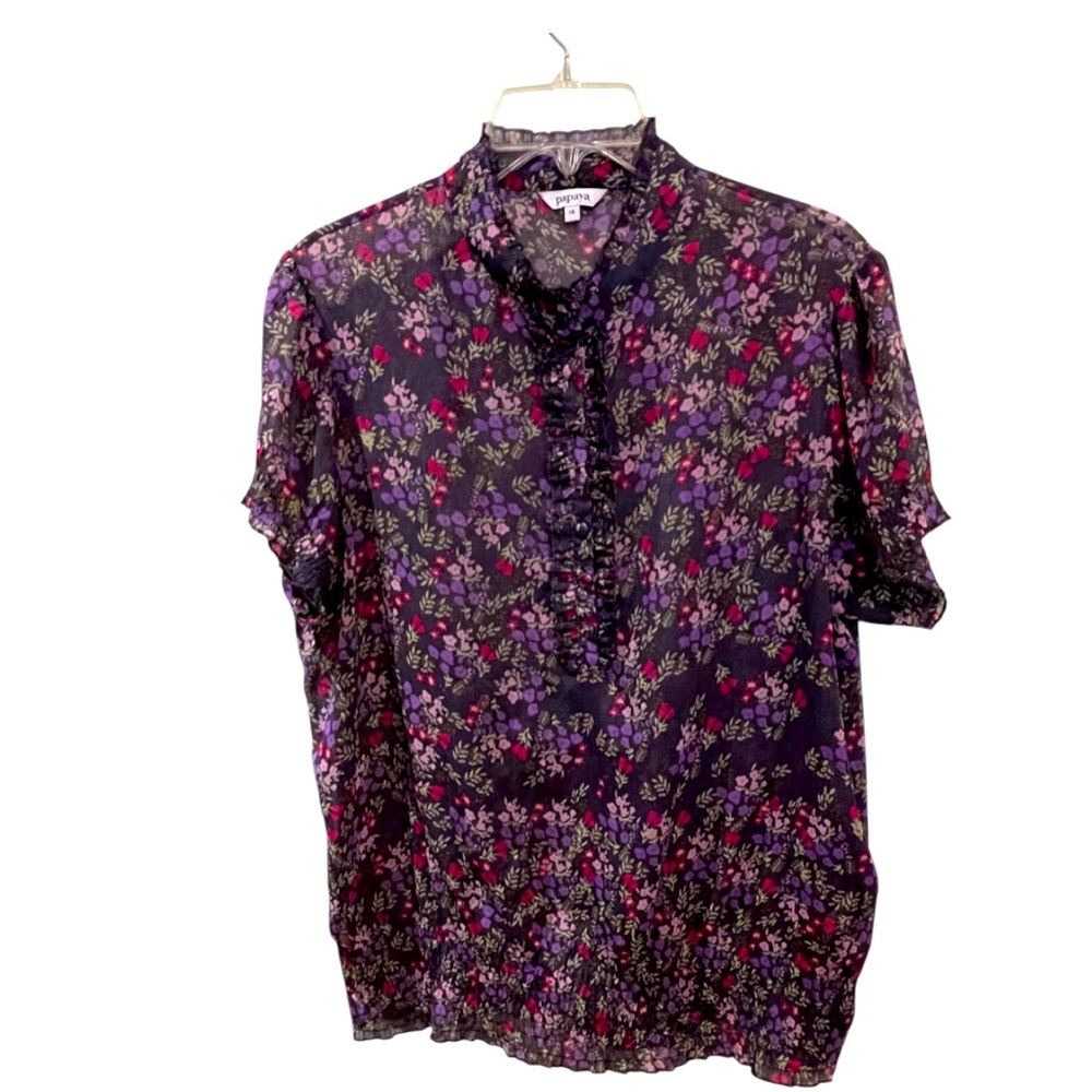 PAPAYA TOP SHORT SLEEVE